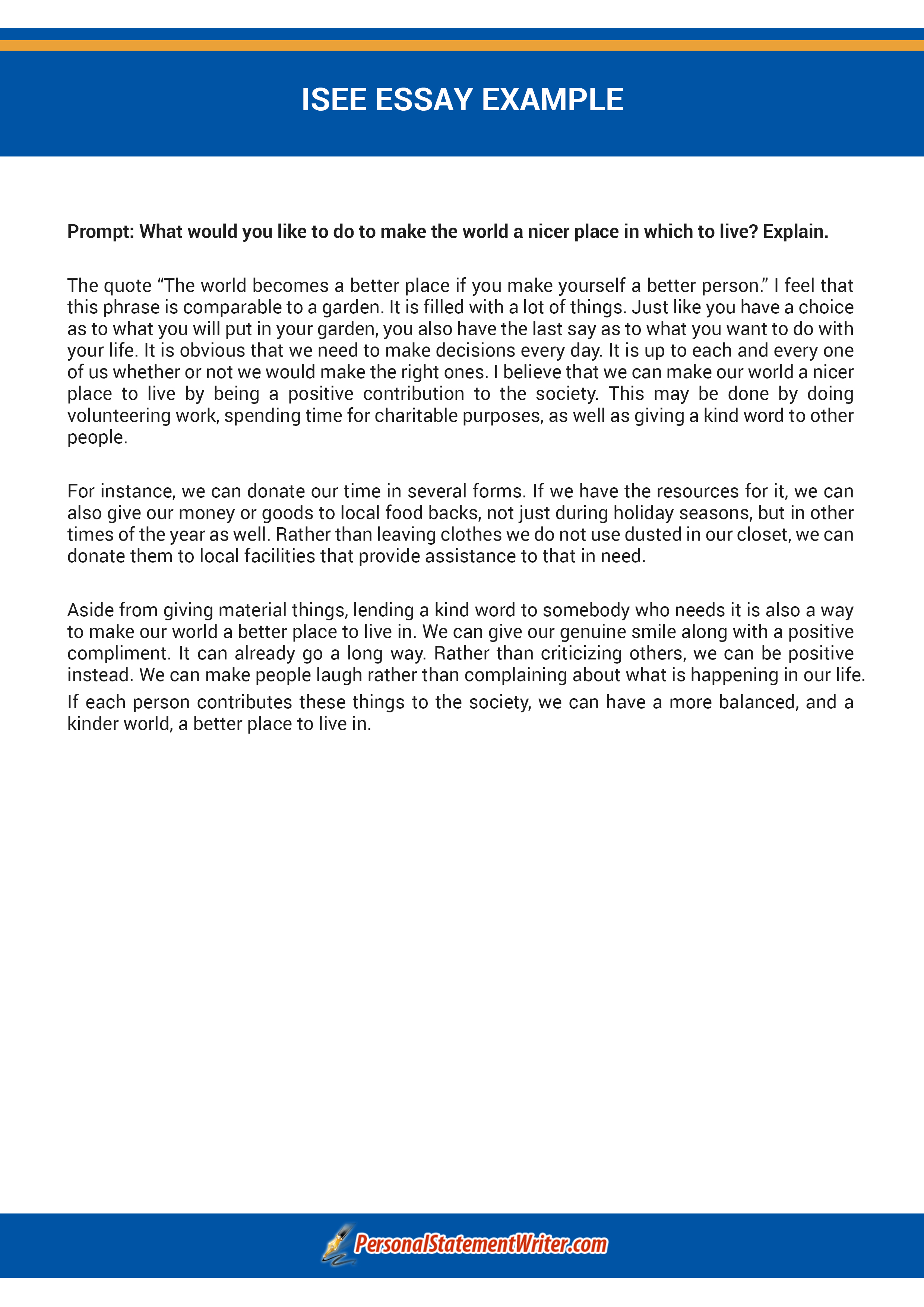 Isee essay Isee essay picture