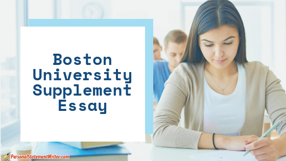 Boston university supplement essay