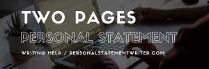 Personal statement writer online