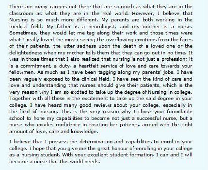 Personal mission statements for nursing students