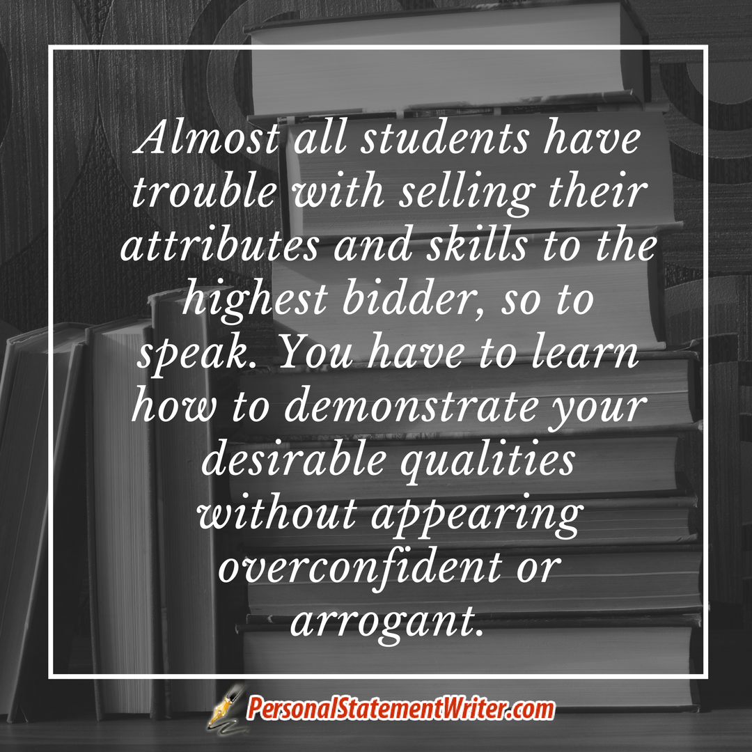 Assistance writing a personal statement