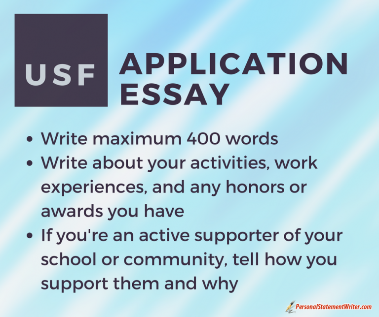 USF Essay Prompt - Get the Best Opportunity of Studying in Best School usf essay prompt
