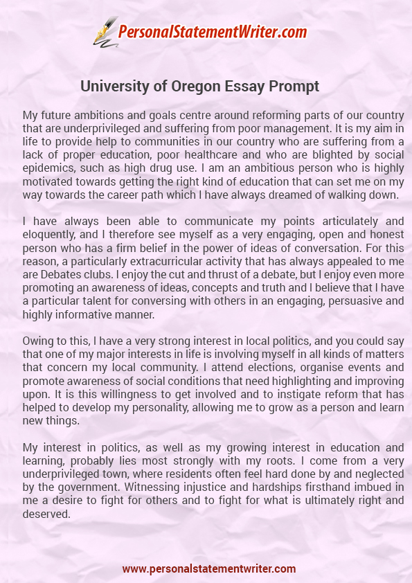 university of oregon diversity essay