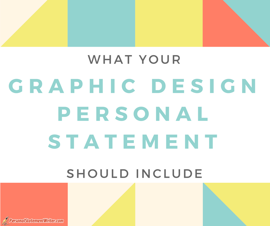 graphic design personal statement