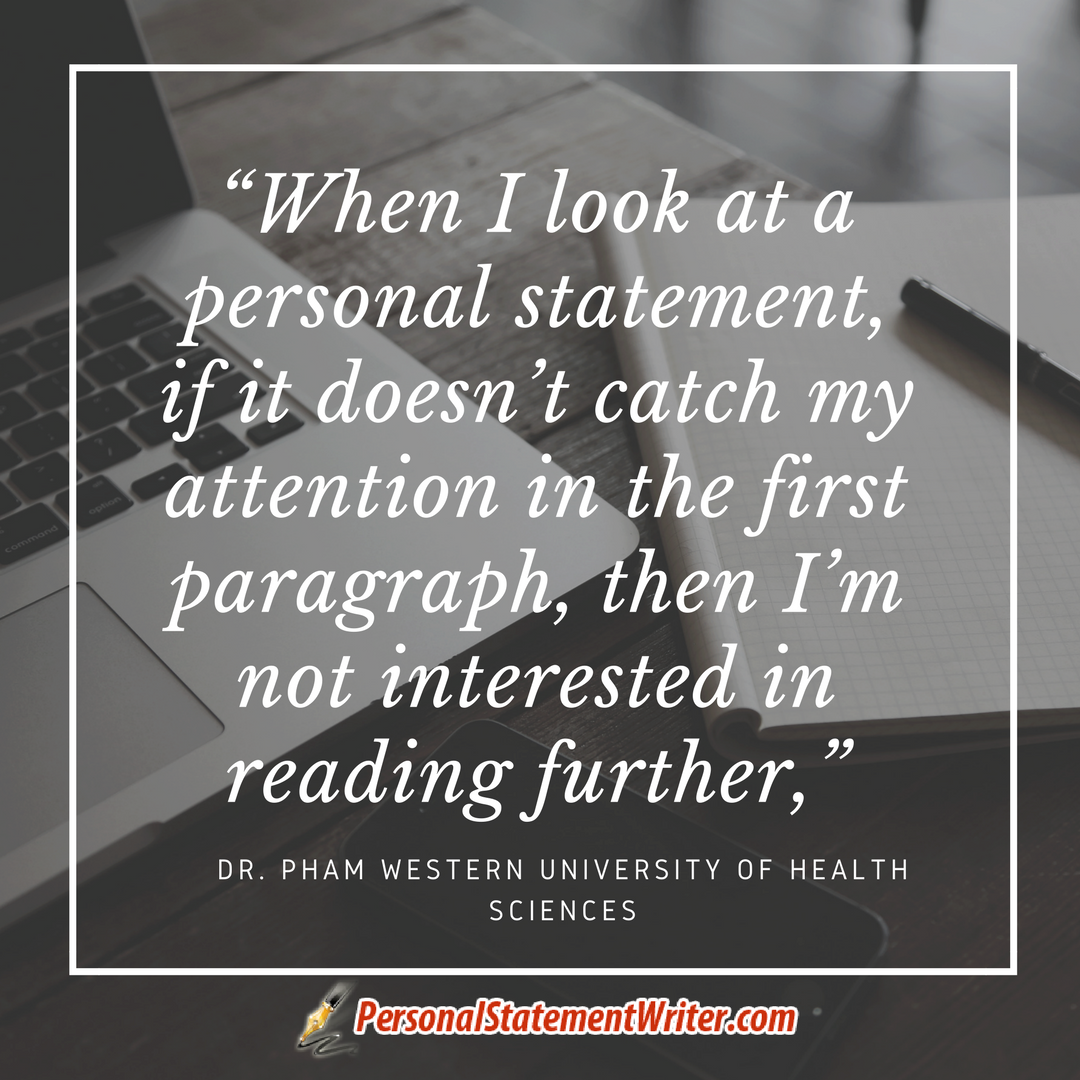 writing personal statements advice