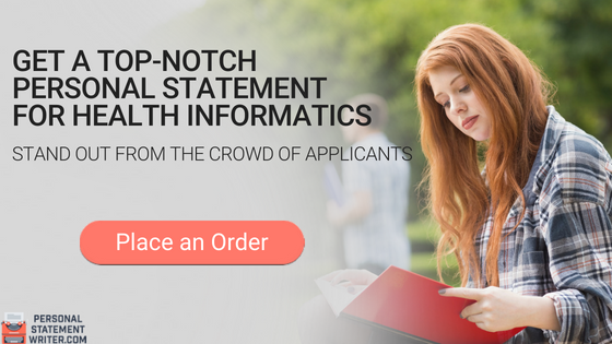 health informatics personal statement writing service