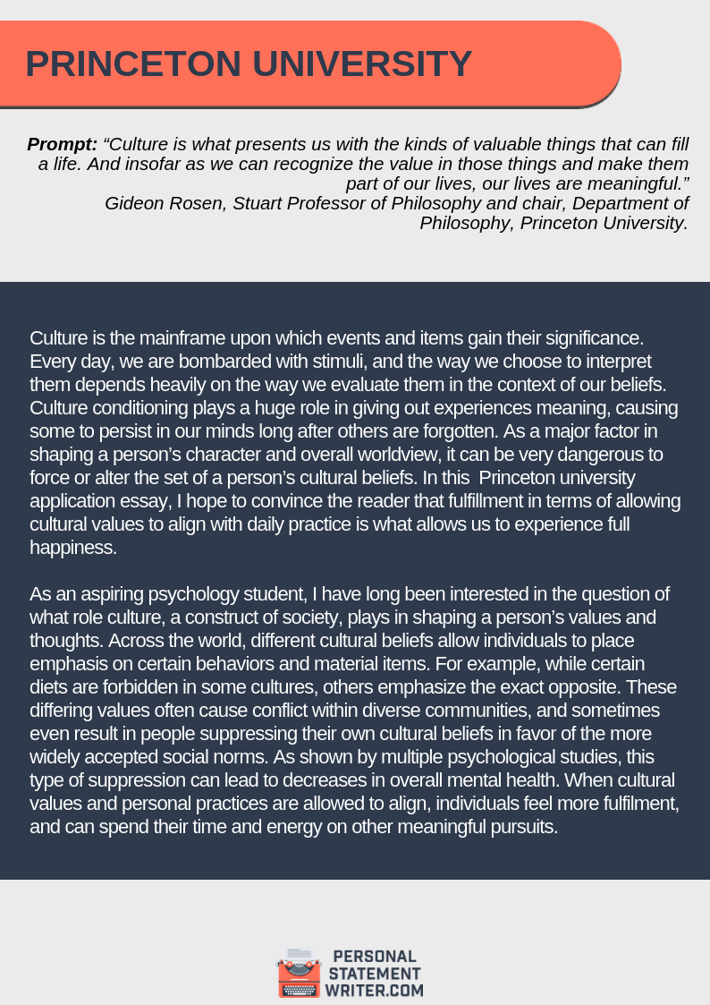 university application essay format