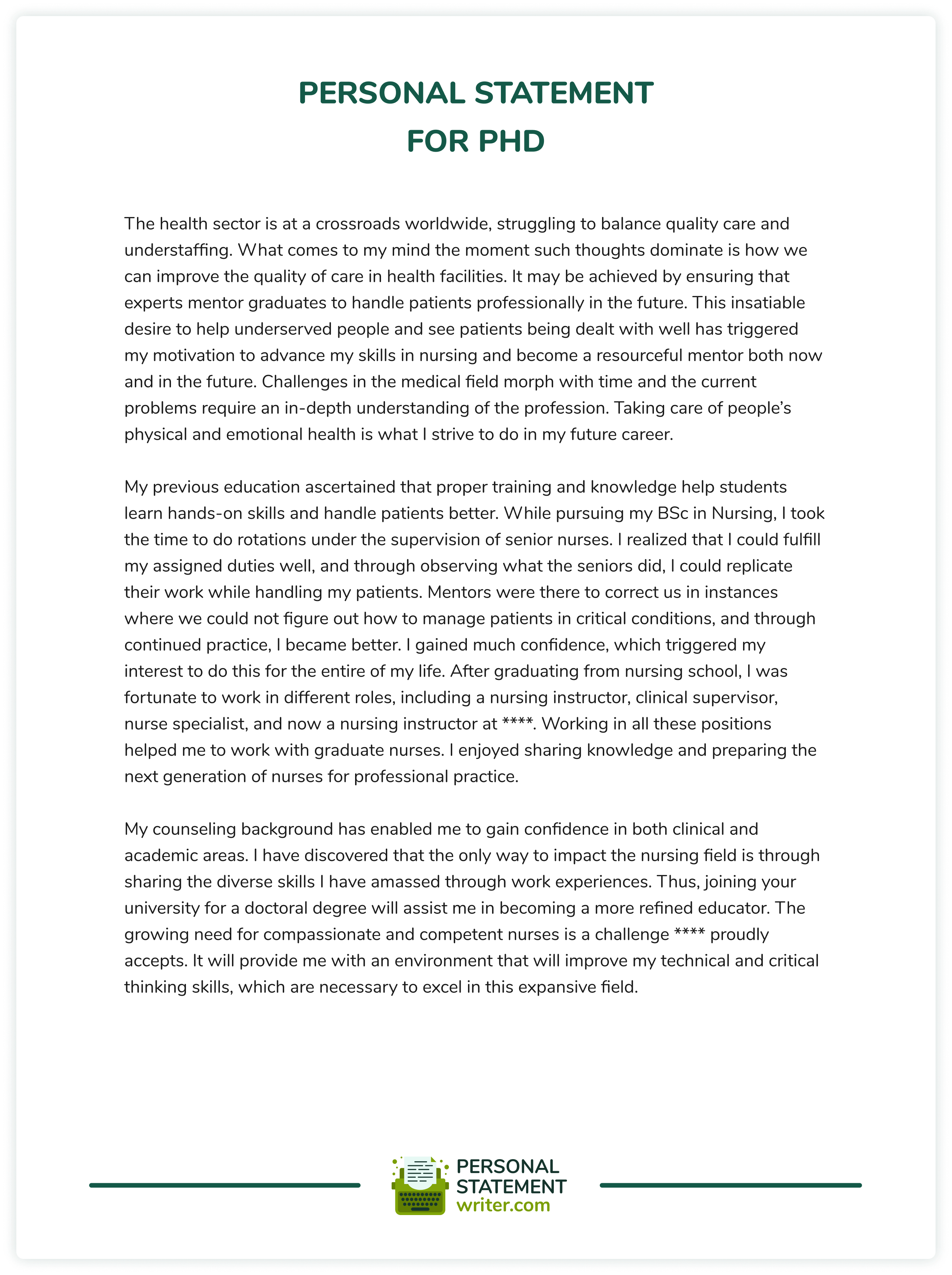 personal statement ucl postgraduate